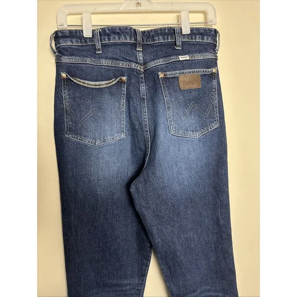 Wrangler Women's Jeans 31x36 High Rise Boot Cut Denim Westward 626 Dark Wash Vtg - Picture 6 of 15